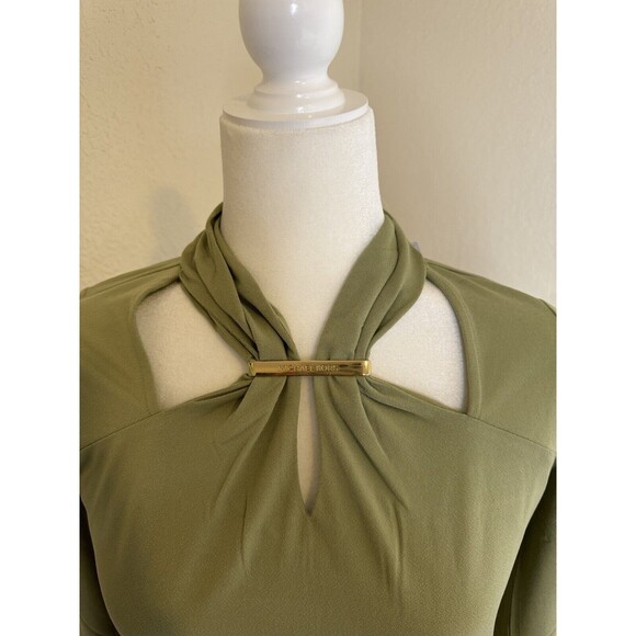 Michael kors Light Sage blouse Size XS - Picture 2 of 13